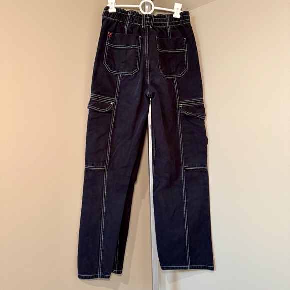 BDG‎ Urban Outfitters Womens Size 26 Skate Jean Cargo Contrast Stitch High Waist - Picture 3 of 6